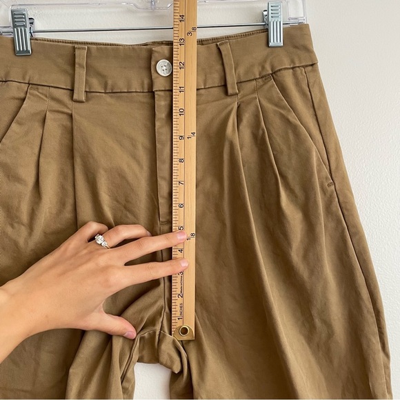 Banana Republic Relaxed pleated crop authentic chino pants barrel balloon safari - Picture 14 of 16